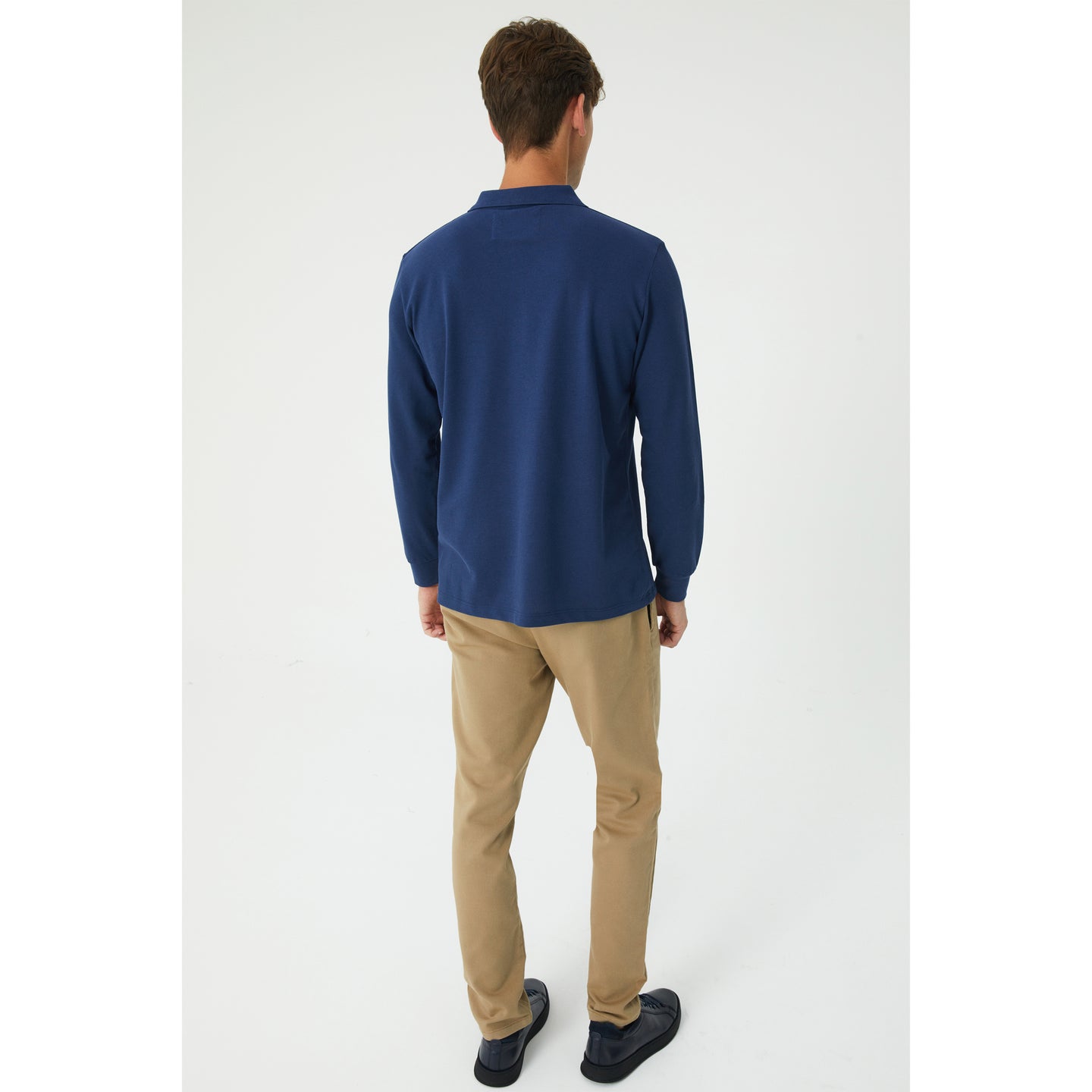 Indigo Polo Sweatshirt
